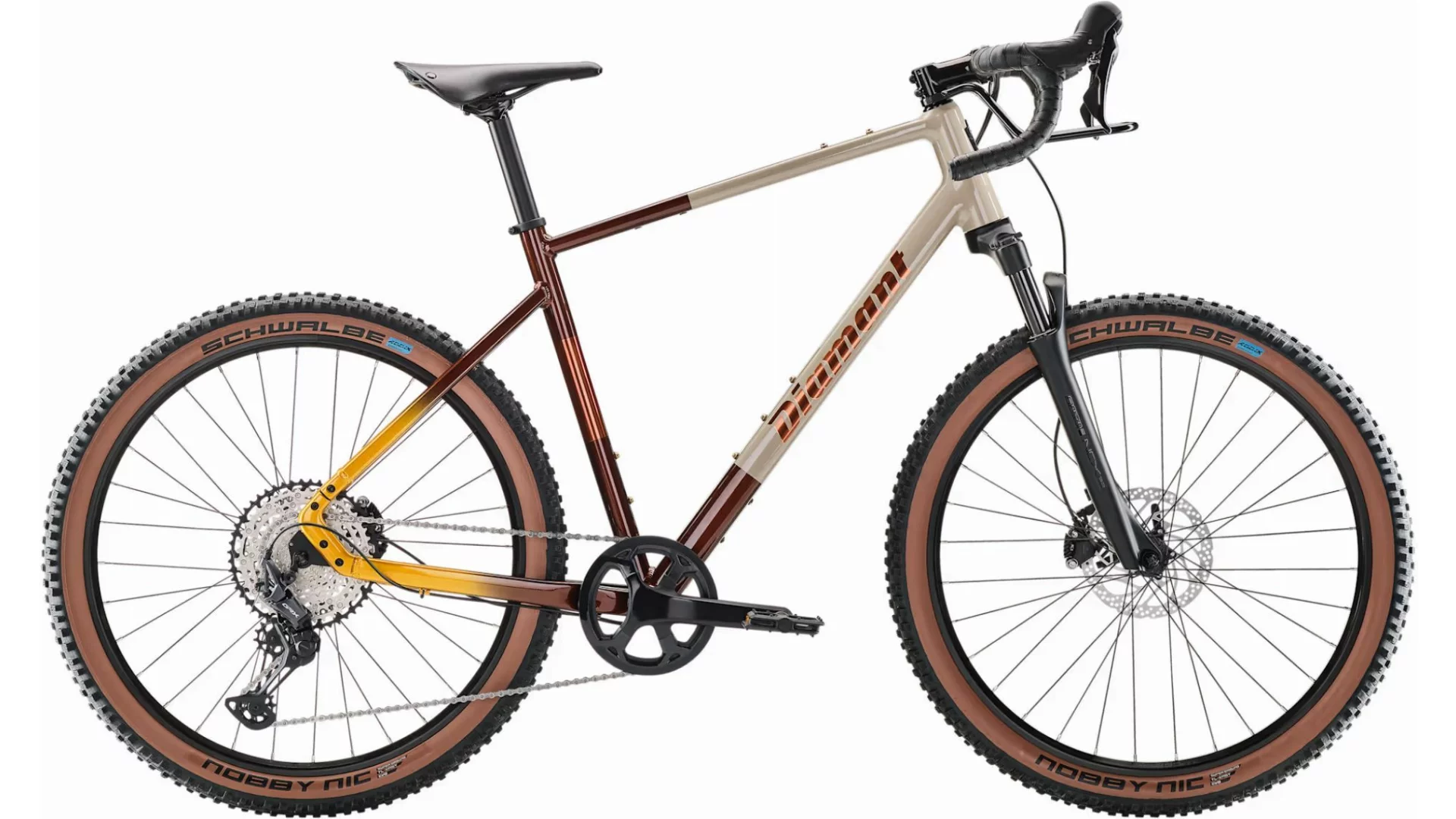 Diamant 140 Gravelbike Herren 27,5" mokkalatte duotone