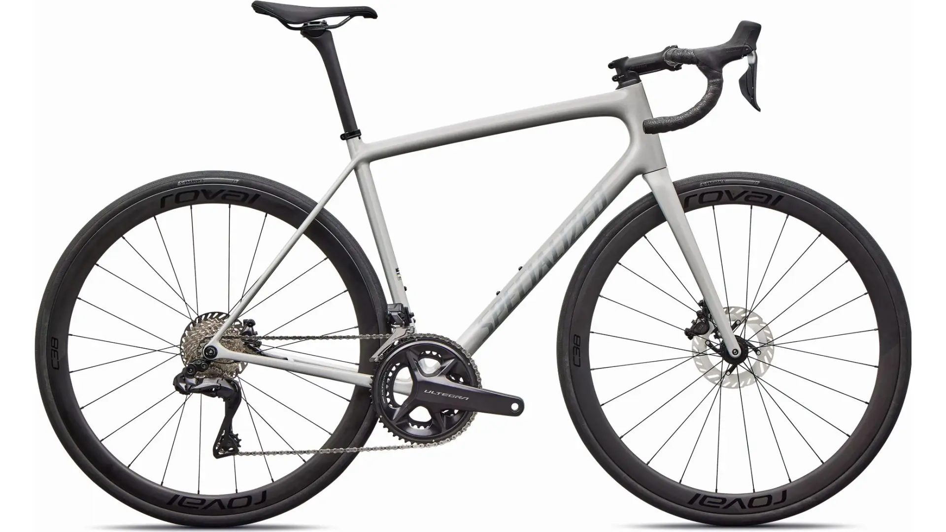 Specialized Aethos 2 Expert DI2 Rennrad Diamant 28" Gloss Dolomite Metallic / Blue Pearl Over Shadow Silver