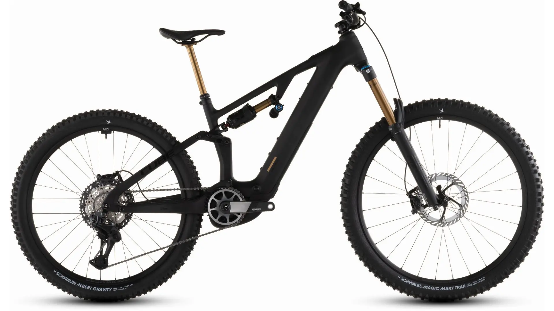 Cube AMS Hybrid 177 C:62 AT 600 Wh X E-Bike Fully 29" carbon´n´gold