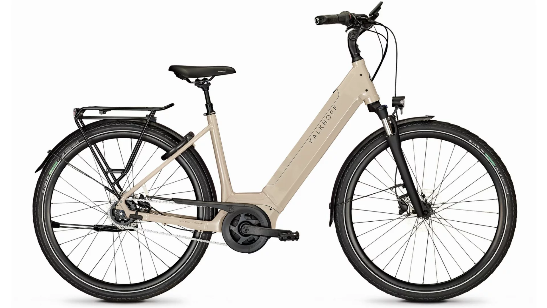 Kalkhoff Image 3.B Advance 500 Wh E-Bike Wave 28" milkbrown glossy