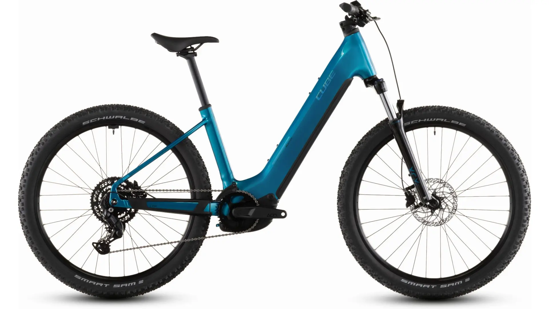 Cube Reaction Hybrid Performance 600 Wh E-Bike Hardtail Easy Entry 27,5" electricblue´n´dazzle